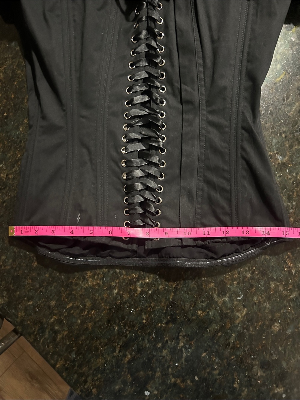 NWT Mermaid Way It girl rose-flower corset black mini dress - Picture 11 of 16
